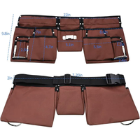 Rig Tool Utility Belt Pouch Bag For Carpenter Construction Framers Handyman Electrician